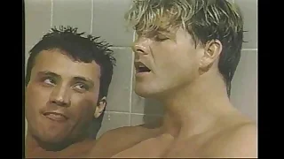 Gays fucking anent the shower